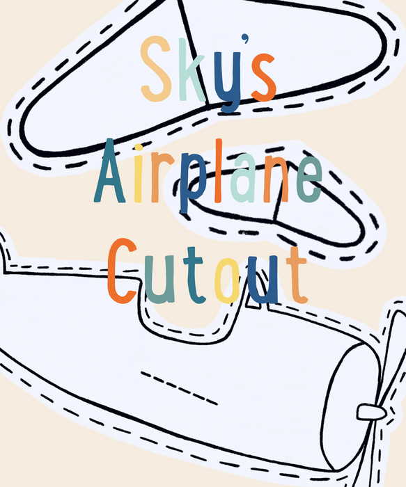 Sky's Airplane Cut-Out