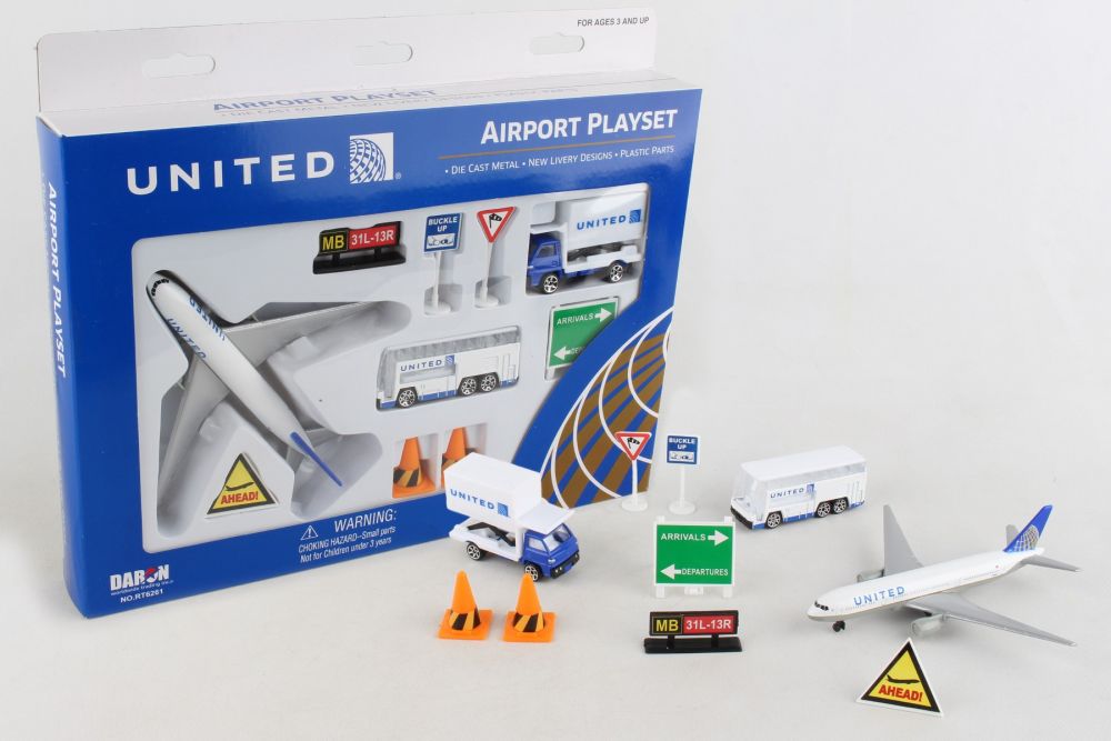 UNITED AIRLINES PLAYSET