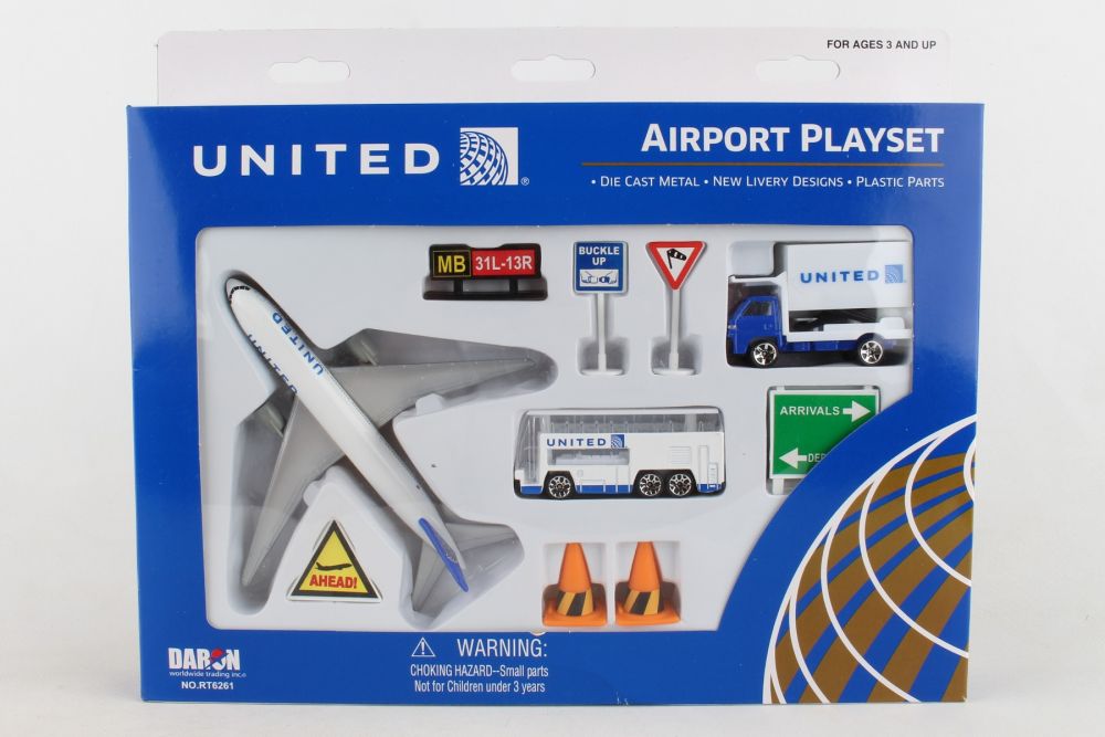 UNITED AIRLINES PLAYSET