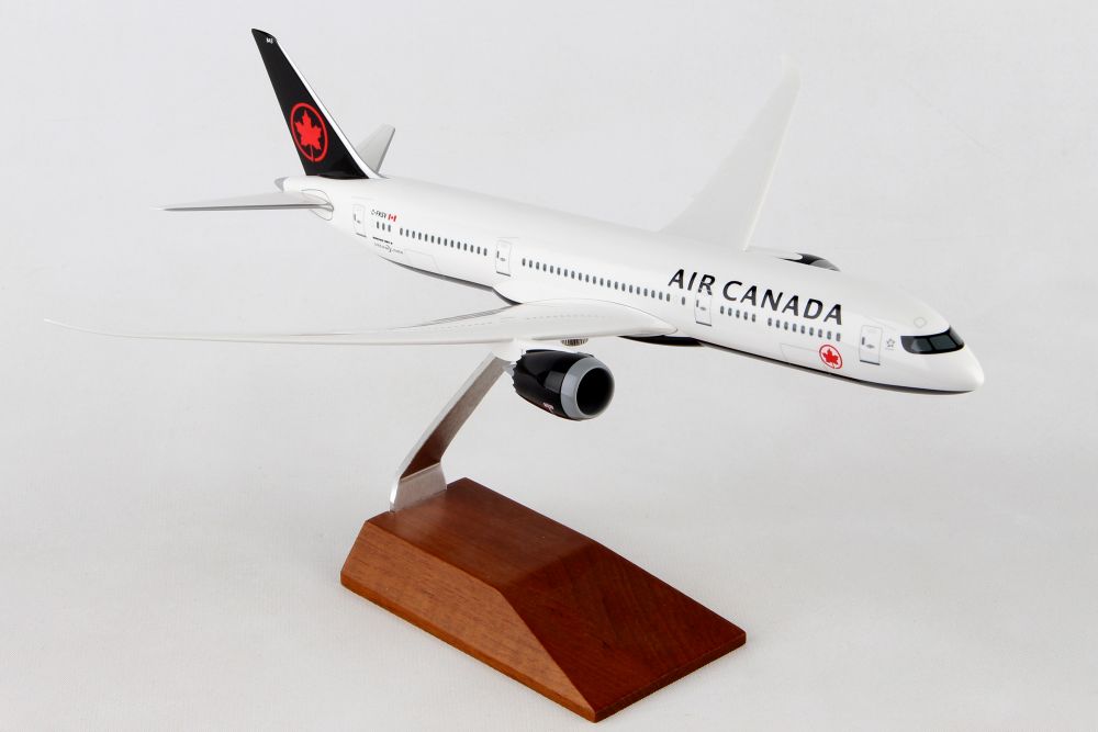 SKYMARKS AIR CANADA 787-9 1/200 WITH WOOD STAND