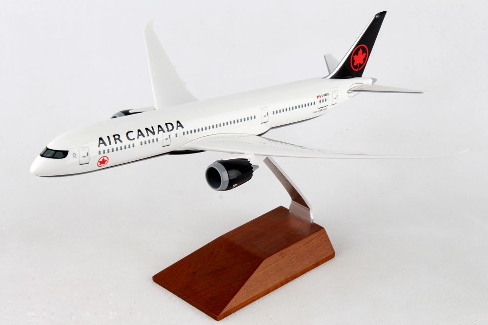 SKYMARKS AIR CANADA 787-9 1/200 WITH WOOD STAND