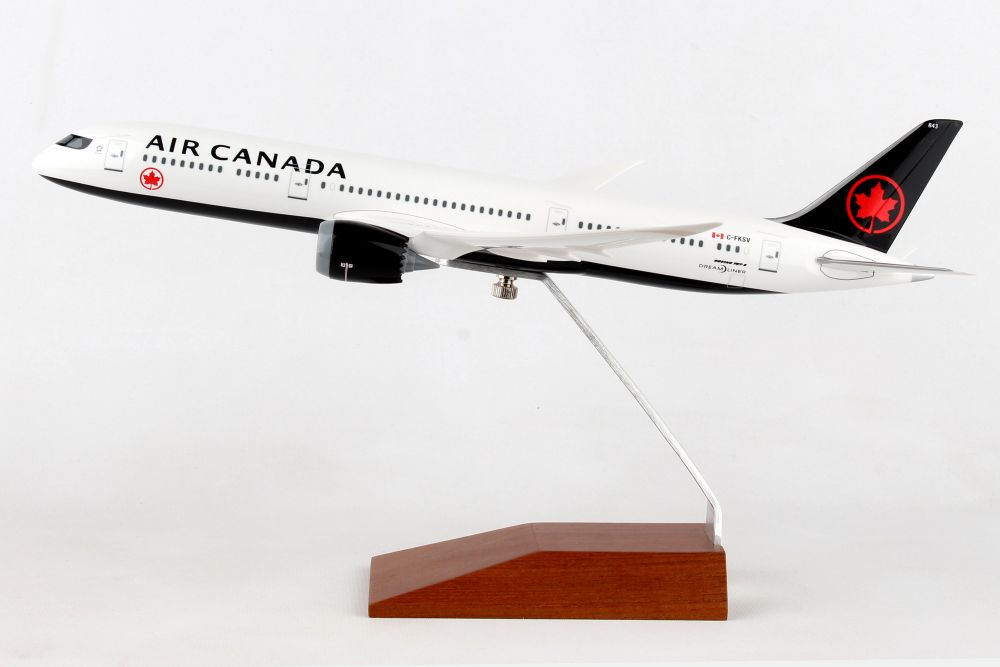 SKYMARKS AIR CANADA 787-9 1/200 WITH WOOD STAND