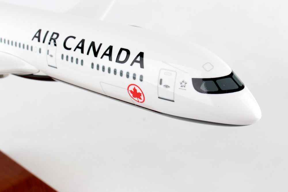 SKYMARKS AIR CANADA 787-9 1/200 WITH WOOD STAND